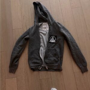 Gray Hooded Women's Sweater